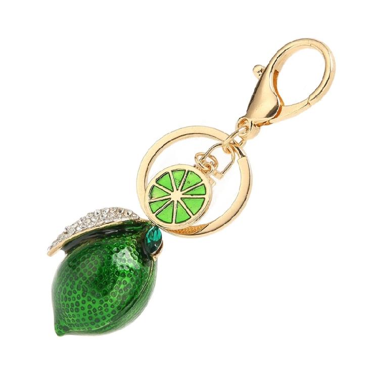 Adorable Porte-clés Pendentif Citron Style Coréen Accessoire Portable pour Personnaliser Styles Sacs et Clés Ornement