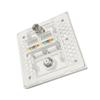 Quality Multimedia TV RJ45 F Connectors Wall Plate Easy Not Solder Direct Plugs Installation Networking Socket Faceplate