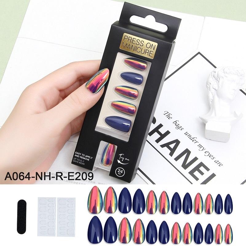 1 Box French Detachable False Nails Wearable Fake Nails Nail Tips Manicure Tool Press On Nails
