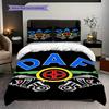Blue Truck Mountain Road Bedding (1 * duvet cover + 2 * pillowcase, without core) 2D Flat Duvet cover and pillowcase Christmas birthday gift