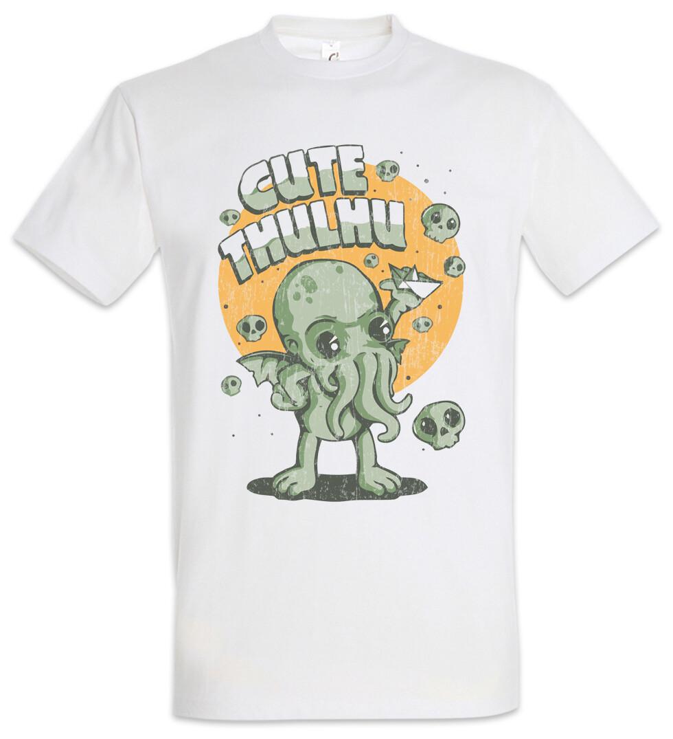 Cute Thulhu T Shirt Mens Womens Tees Top Cthulhu H.P. HP Arkham Wars Miskatonic Fun XL