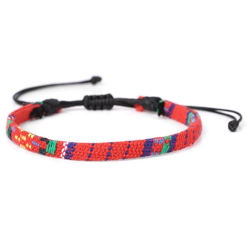 Bohemian Handmade Couple Bracelets Men Charms Weave Adjustable Bracelets for Women Friendship Summer Beach Surfing Boho Jewelry