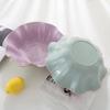 European-Style Large Ruffled Fruit and Vegetable Bowl - Plastic Candy Dish for Living Room, Melon Seeds, Snacks, Dried Fruits.