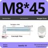 8.8 Grade Galvanized Hex Head Bolt, High-Strength M4-M30