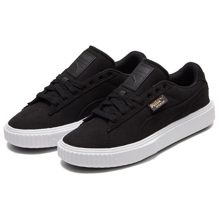 Puma Breaker Corduroy Casual Sneakers Unisex Sneakers Black White 382632-01
