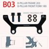1set PM/IS 160 180 203 Mm Disc Brake Base Pads Set  for Electric Mountain Bike