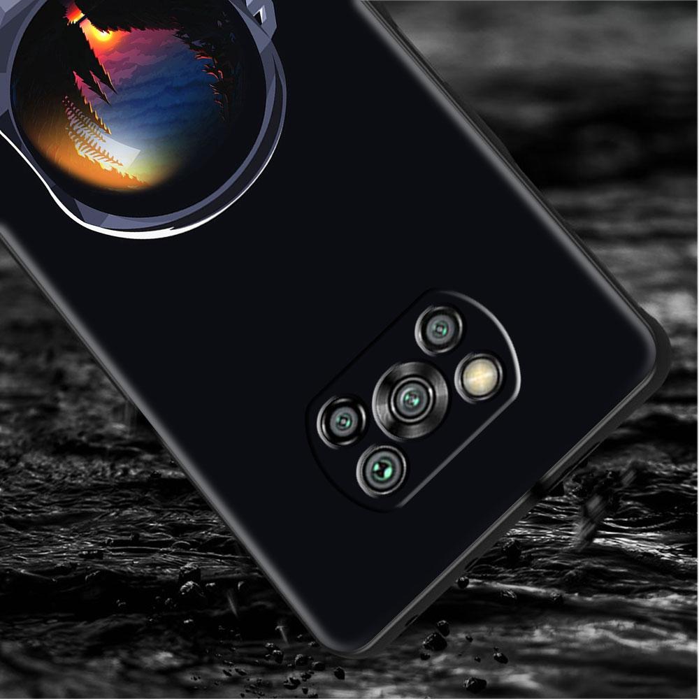 Case For Xiaomi Mi Poco X3 NFC X4 Pro F3 F4 GT M4 M3 F1 C40 11 Lite 11T Soft Silicone Funda Phone Cover Cool Lonely Astronaut