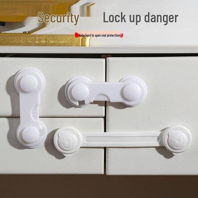 Multifunctional Child Safety Cabinet and Drawer Lock with No-Damage Installation