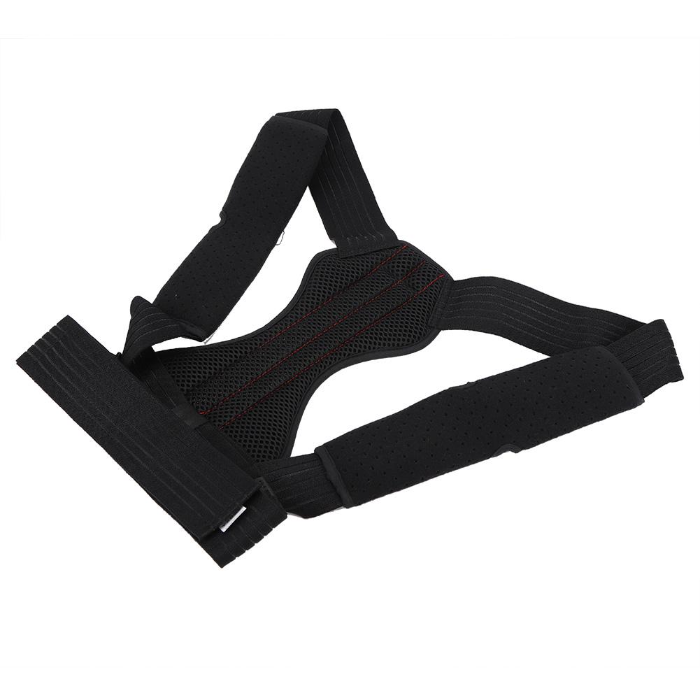 

Регулируемый корректор осанки, выпрямитель спины, плечевой бандаж для верхней части спины, поддержка для мужчин чёрный