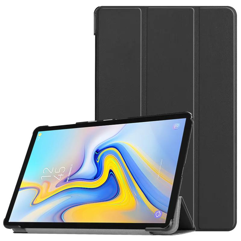 עבור Samsung Galaxy Tab A 10.5 כיסוי SM-T590 SM-T595 כיסוי קשיח מPU עור מגנטי עם תלת-קיפול וסטנד עבור Galaxy Tab A 10.5 כיסוי