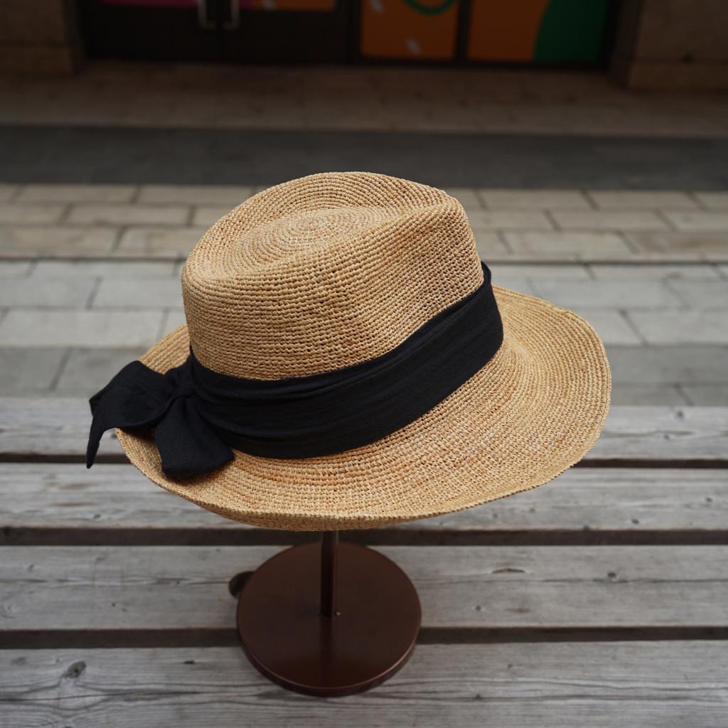 Japanese Big Bow Raffia Woven Versatile Jazz Top Hat Women'S Summer Sunshade Sunscreen Vacation Straw Hat Leisure