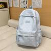 Lightweight Student Schoolbag Dot Print Commuter Backpack