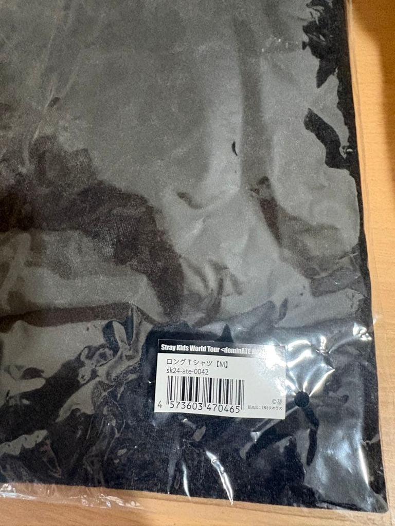 [USED] Stray Kids dominATE JAPAN Long T-shirt, Size M