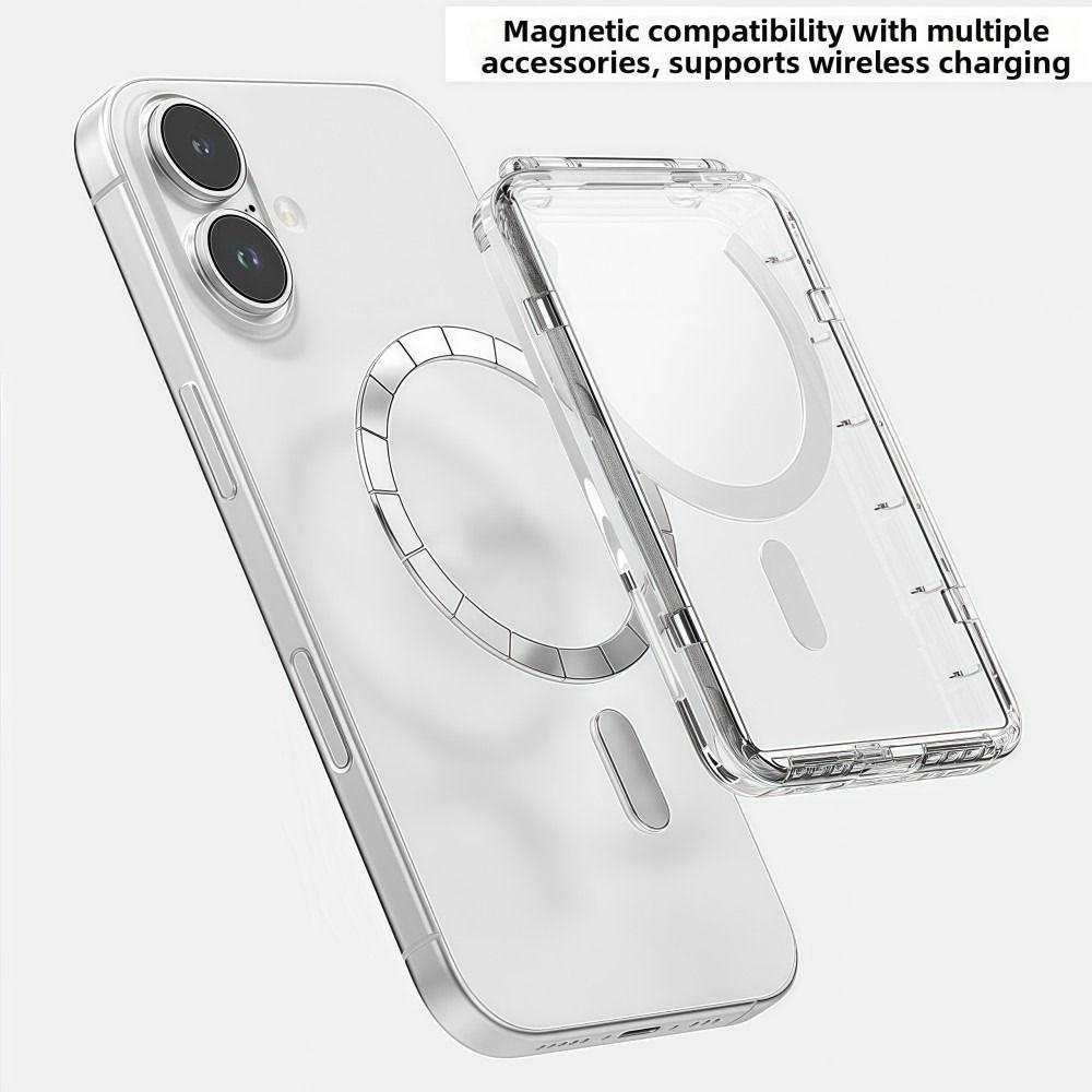 2 Card Slots For MagSafe Card Sleeve Shockproof Wallet Phone Case for Iphone 17/16/15/14/13/12