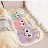 Cartoon Style Rugs for Bedroom Irregular Shape Living Room Decoration Carpet Fluffy Soft Bedside Floor Mat Thick Plush Study Rug