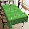 1pc Football Court Rug - Court Design, With Court Markings, Easy-to-Clean Tablecloth, Yzb