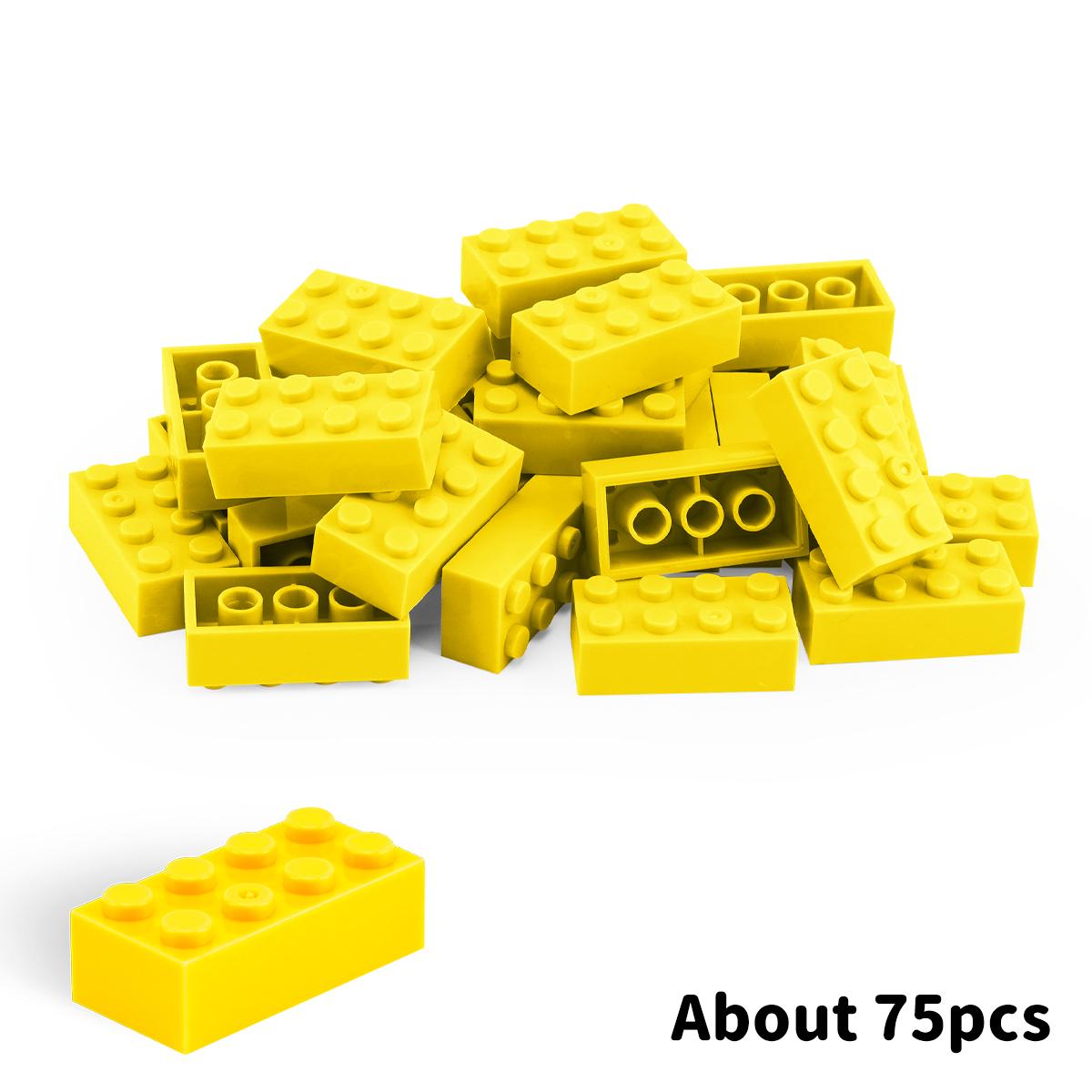 

200g2x4 DlY Constructing Pieces Thick FiguresBricks Dots Educational Tool Imaginative SizeCompatible Including High-Quality Plastic Toy Sets 200g 2x4 high brick