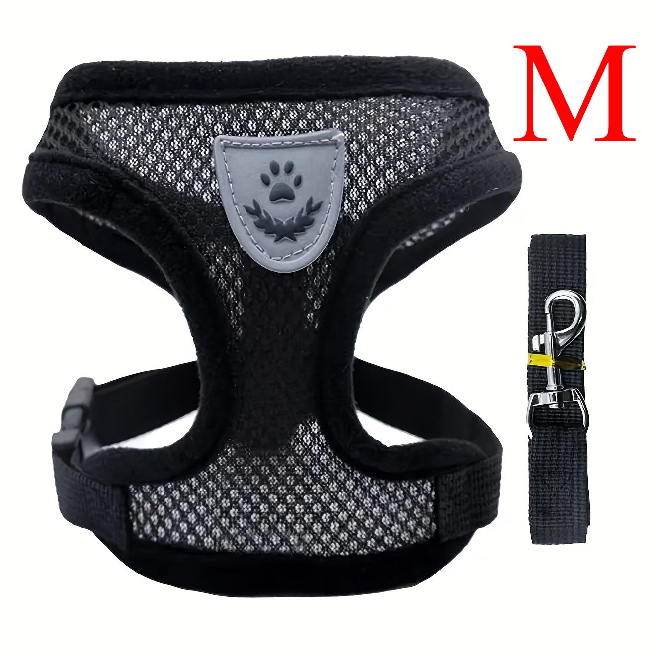 

Dog Harness and Leash Set for Walking, Escape-Proof Vest Harness with Soft Mesh, Adjustable Straps, Reflective Strips