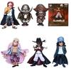 6Pcs Anime One Piece Grand Line Series Figures Shanks Dracule Mihawk Edward Newgate Gol·D·Roger Donquixote Doflamingo Kuzan Doll