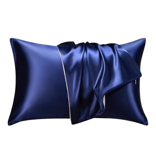 Kumori Silk Pillowcase Grade 6A 100% Pure Silk One-Sided 43x63cm Zippered Hair Care Skin Care Ivory