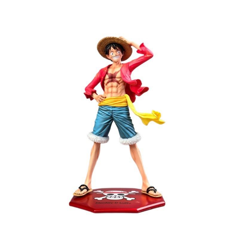 ONE PIECE ZERO Press Hat Ghost Island Luffy, Captain of Straw Hat Group, Straw Hat Smiley Luffy, Model Box Figure