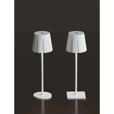 Luxusní malé přenosné stolní LED světlo dobíjecí bezdrátové stolní lampa pro ložnici hotelové restaurace