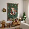Christmas Tapestry Wall Hanging Decor Living Room Bedroom Nordic Style Cotton Blend Throw Blanket 180x130cm