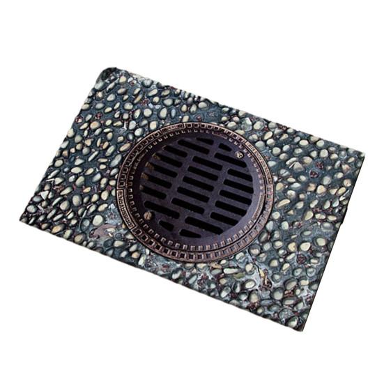 3D Optical Illusion Rug Realistic Visual Trap Doormat Endless Abyss Entrance Rug Non-Slip Floor Mat for Bedroom Bathroom Living Room