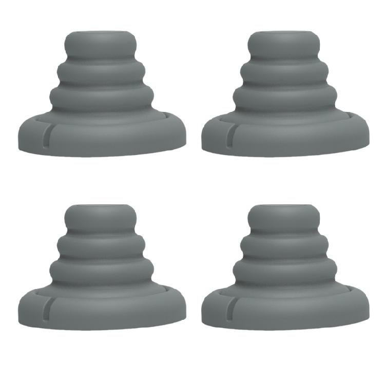 Set aus 4 Silikon-Türpuffern, Türstopper-Puffer-Set, bietet einfache Installation & zuverlässigen Schutz für gefährdete Bereiche