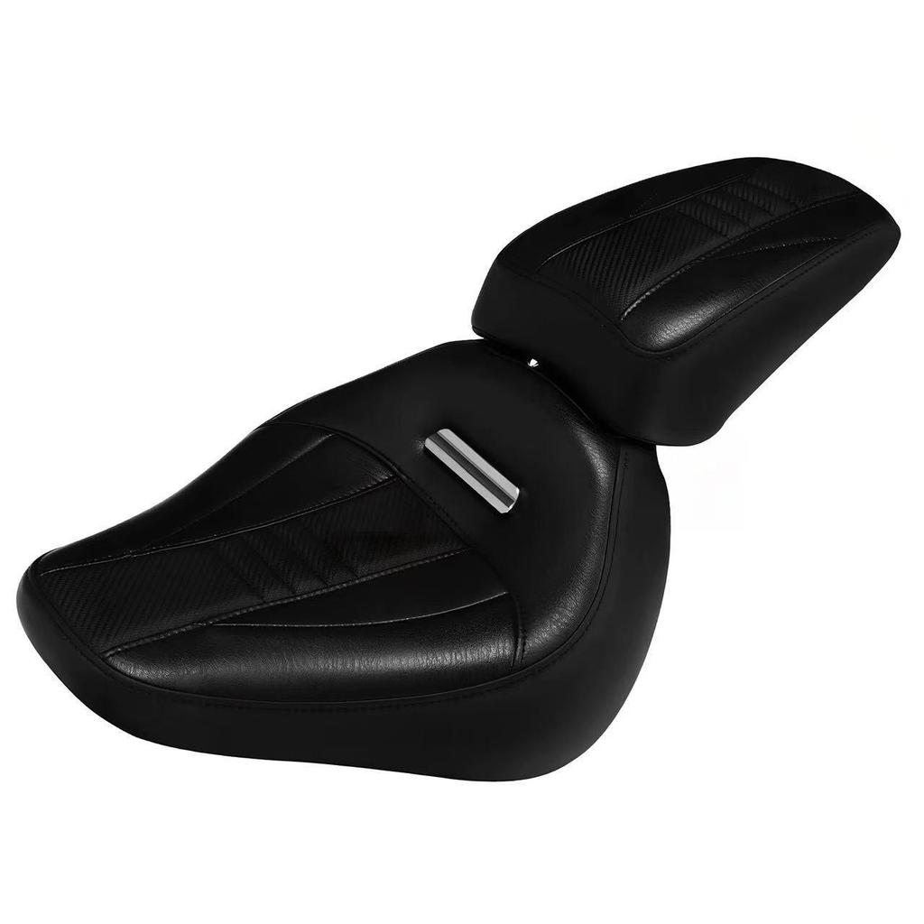 Harley Softail Breakout 18-23 Double Leather Seat for Driver & Passenger