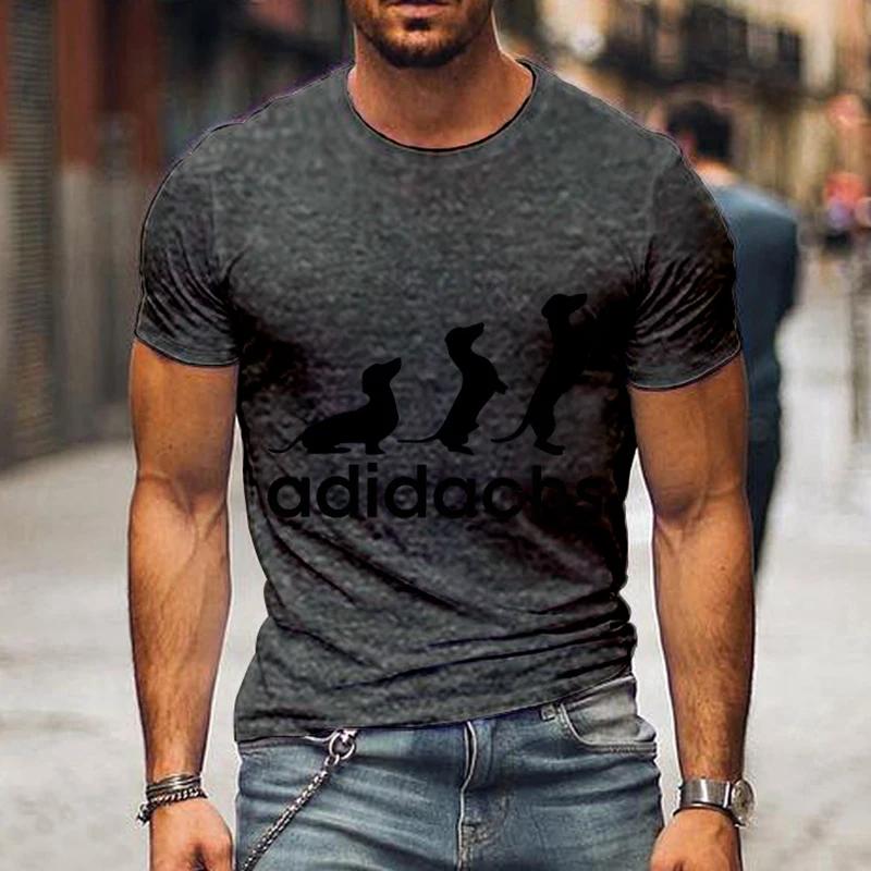 T-shirt Dachshund Dog Lover T Shirt Graphic Shirts Oversized UnisexTshirt Harajuku Fashion Clothes Brand Shirts