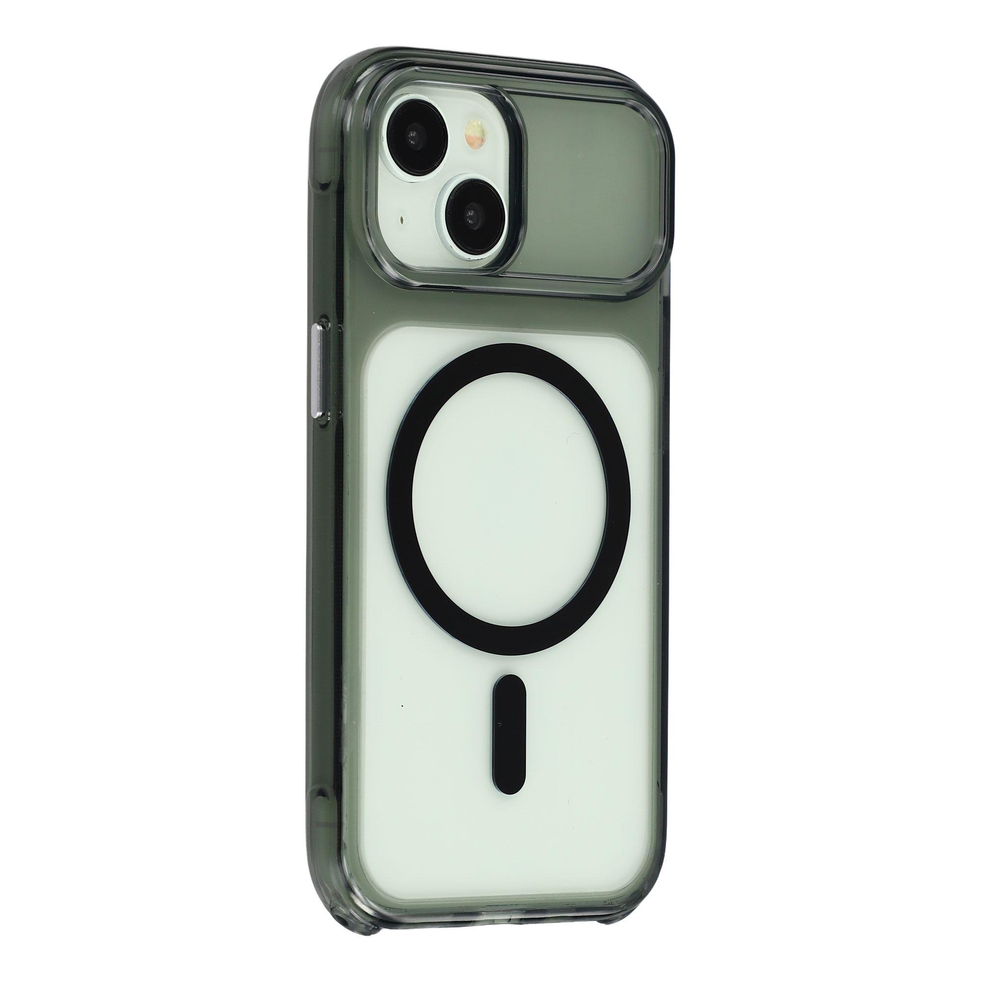 For iPhone 15 Case Compatible with MagSafe TPU Acrylic Shockproof Clear Phone Cover