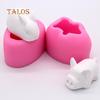 3D Easter Rabbit Pig Silicone Candy Chocolate Fondant Mold Cake Decorating Tool Decor