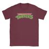 Vintage Ninja Turtles Retro Logo TShirts Men Round Neck Pure Cotton T Shirts  Short Sleeve Tee Shirt Birthday Present Clothing