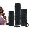 100pcs Comfortable Elastic Hair Bands Women Fashion Hair Ties Trendy Hair Rings for Everyday Use