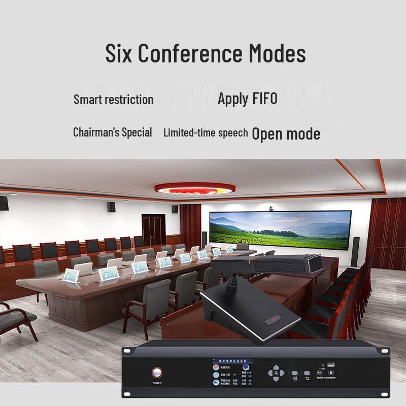 Runpu RP-YS6665 Professional Wired Conference Microphone System (CN version)