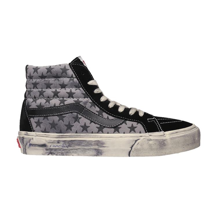 Bianca Chandôn x Vans Sk8-Hi Reissue VLT LX Stressed Black Men Sneakers Gray VN0A4BVH82Q1 43