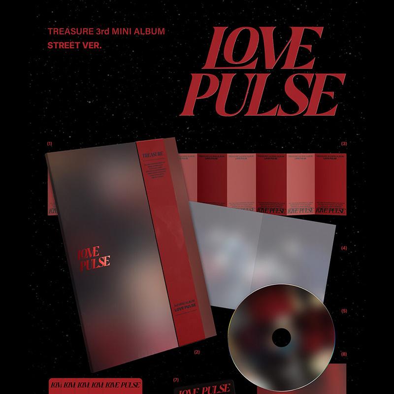 TREASURE – 3rd Mini Album [LOVE PULSE] (METAL / ROCKCHIC / STREET Ver.)