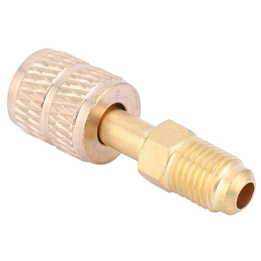 R410A AC Refrigeration Adapter Brass Straight Connector for Air Conditioner Refrigerator410 to British Standard