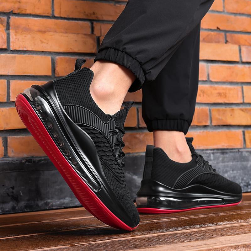 Fashion New Spring and Autumn Soft soled Running Men's Mesh Breathable Casual Sports Shoes Men's Coconut Trendy Shoes Men's Shoes