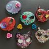 Easy Demold Silicone Skeleton Head Mold Realistic Skull Decorations and Accessories Mould Epoxy Jewelry Making Mould