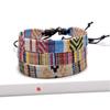 Ethnic Style Multicolor Handwoven Cotton & Linen Bracelet