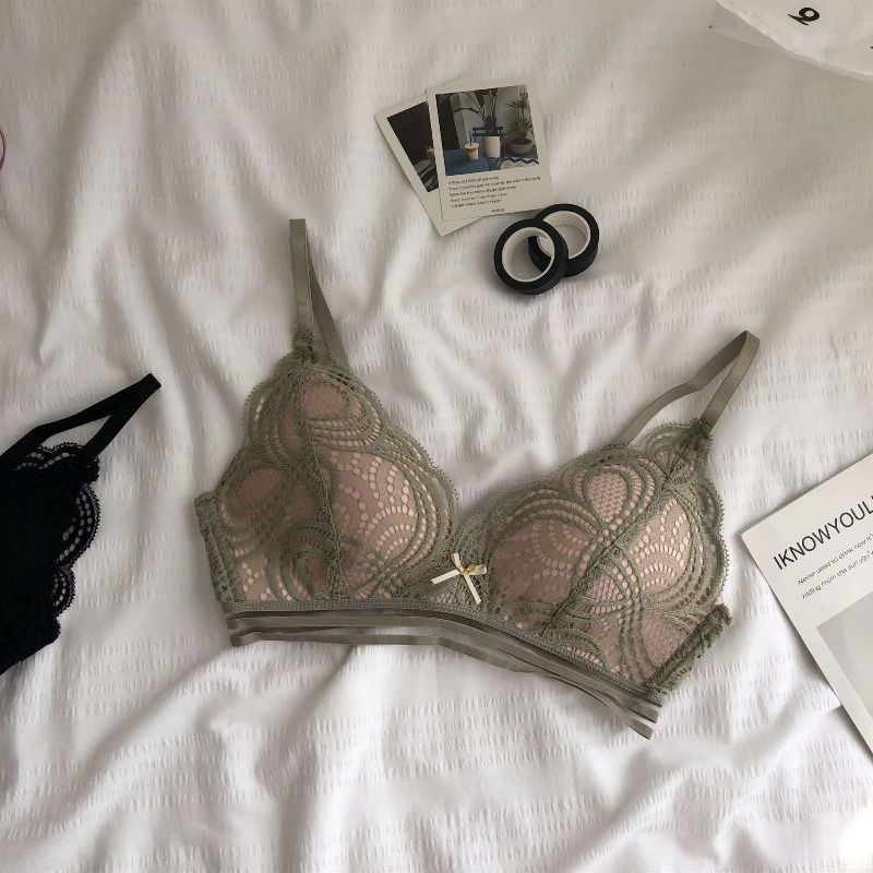 Sexy Spitzen Push-Up BHs für Frauen Kabellose Unterwäsche Lingerie für Mädchen BH