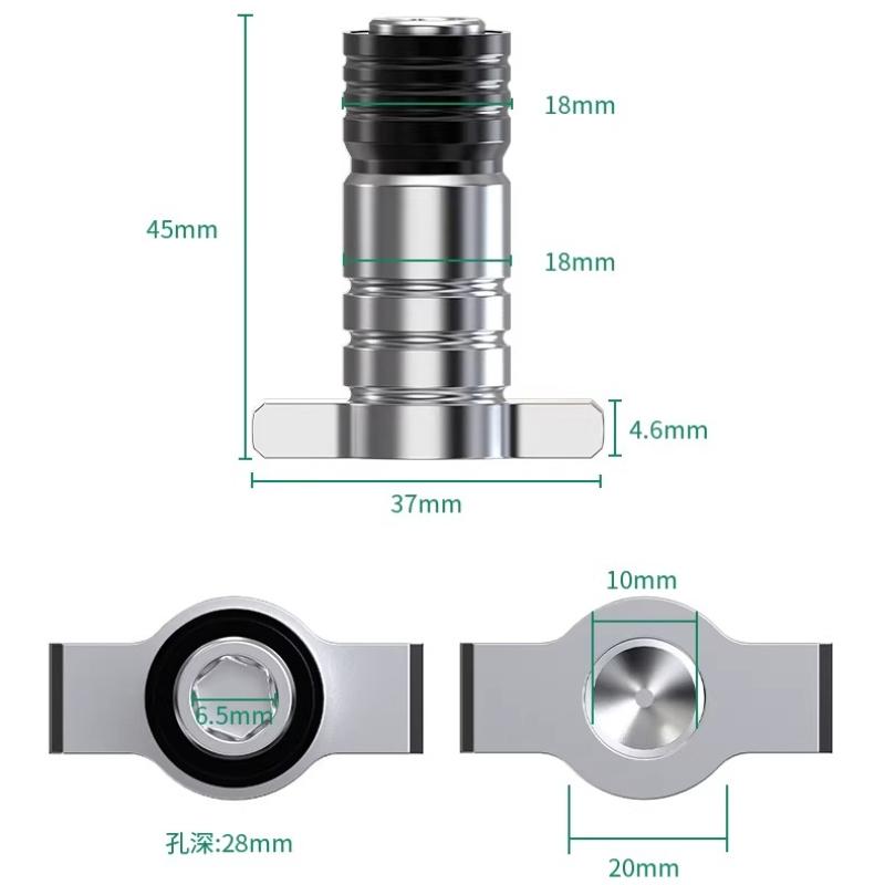 Electric wrench conversion head dual-use square axis batch head drill bit screwdriver machine conversion multifunctional