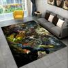 3D HD StarCraft Game Gamer PC Area Rug,Carpet Rug for Home Living Room Bedroom Sofa Doormat Decor,kids Play Non-slip Floor Mat