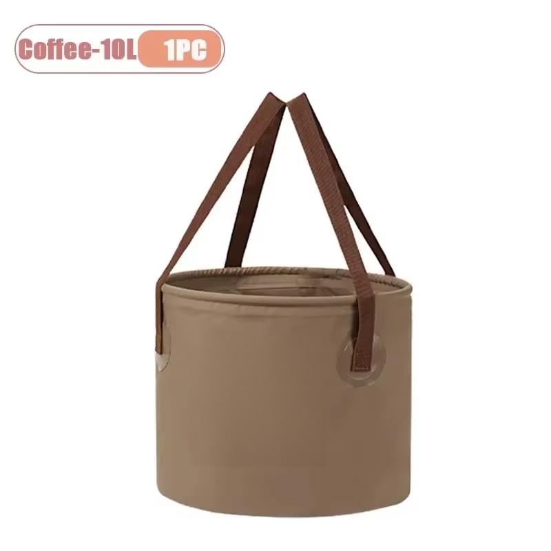 10/20L Portable Collapsible Water Bucket Foldable Outdoor Storage Container for Camping Hiking Beach Picnic Multipurpose Use