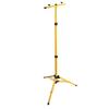 Hvy Duty Telescopic Tripod Stand for LED Work Lights,   Height with Two Button, Antislip Base Industrial Lighting for Construction Site Wareh