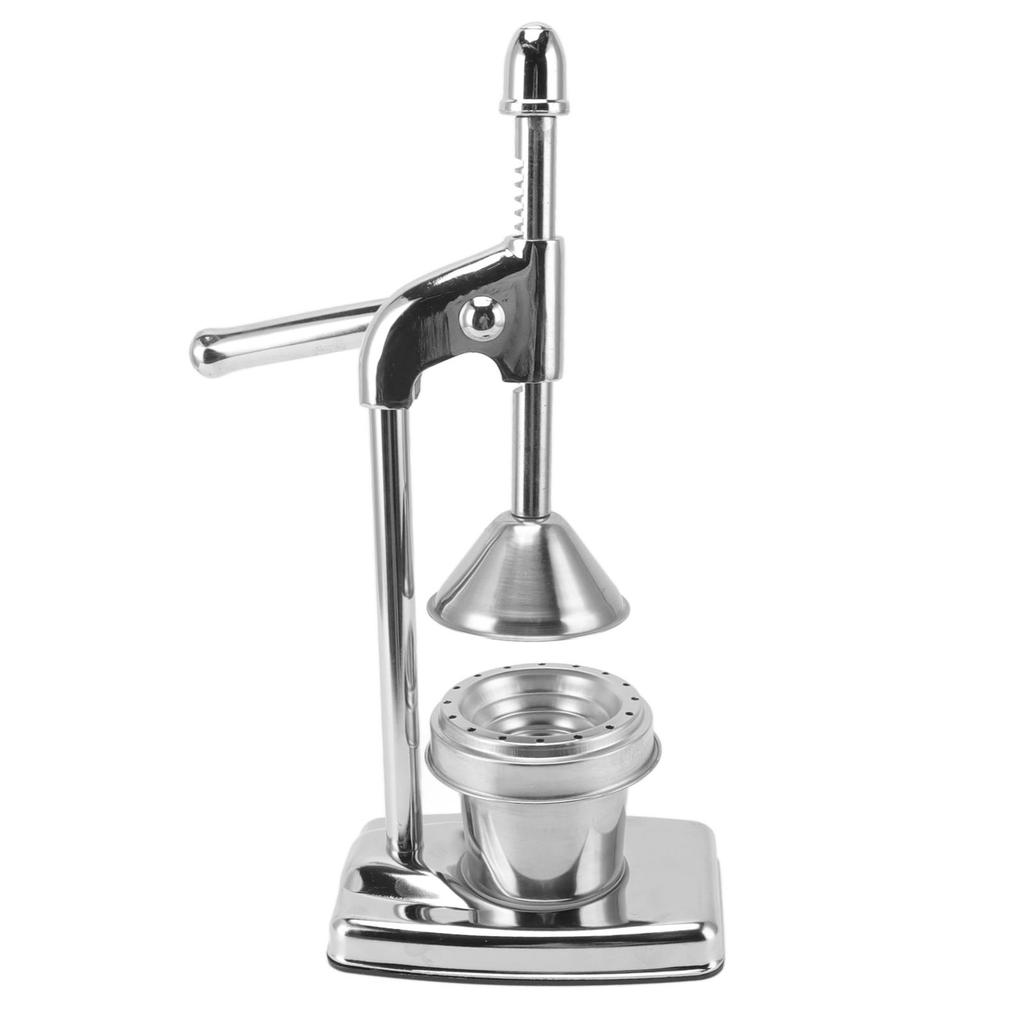Manual Orange Squeezer 304 Stainless Steel Food Grade Minimalist Compact Ergonomic Rubber Handle
