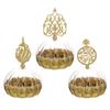 Handheld Gold Hollow Box European Style Packaging Gift Box Candy Container Box  Wedding Table