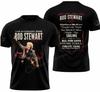 Nuova Calda Maglietta 3D AOP Rod Stewart Live In Concert 2026 S a 5XL VK344